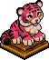 Rhodochrosite Tiger Cub