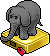 Mini Grey Elephant
