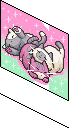 Pink Kawaii Cat Print