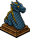 Duck Blue Dragon Lamp