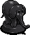 Rare Black Elephant Statue