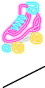 Roller Skate Neon Light