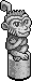 Stone Monkey Statuette