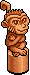 Bronze Monkey Statuette