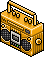 Gold Boombox