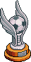 Silver Winged Football Trophy