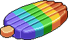 Rainbow Popsicle Float