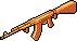 Bronze Ornamental Rifle