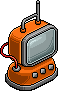 Retro-Futuristic TV Set