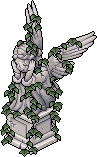 Ivy-Covered Statue