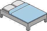 Black Pura Double Bed