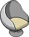 Beige Pura Egg Chair