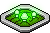 Glowing Lime Mushrooms