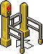 Yellow One Way Gate