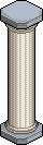 Blue pillar