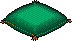 Jade Fluffy Pillow