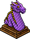 Purple Dragon Lamp