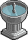 Anniversary Green Bird Bath