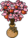 Sacked Blossom Peach Tree in a Pot