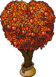 Sacked Peach Tree