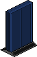 Midnight Blue Spaceship Door