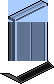 Lightblue Spaceship Door