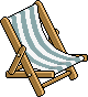 Aqua Deck Chair