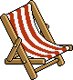 Red Deck Chair