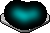 Glowing Cyan Mushrooms